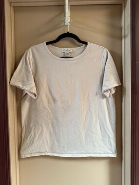 Eddie Bauer Men's Short Sleeve Crewneck Tee in Pale Pink